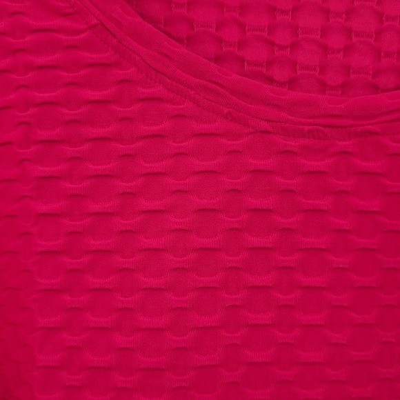 BORN PRIMITIVE Summit Textured Crop Workout Top Lava Red Size Large NWT - Picture 4 of 8